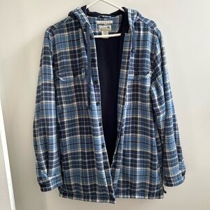 Vintage LL Bean fleece lined plaid jacket